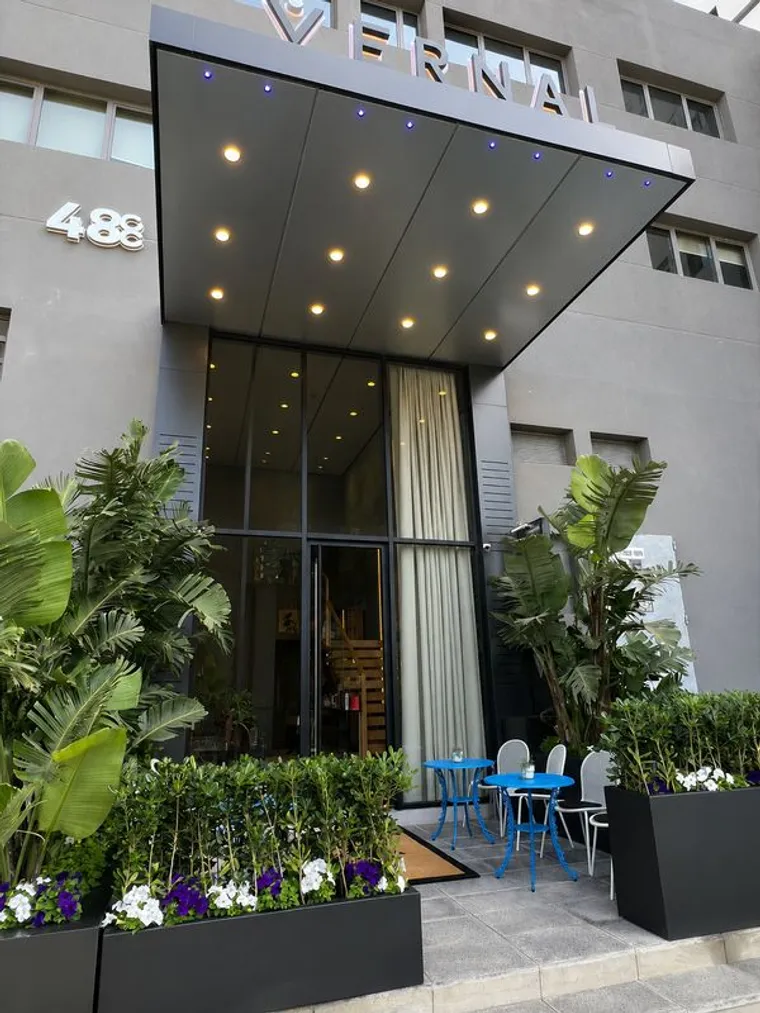 Entrance of the Vernal spa and holistic center in Tangier